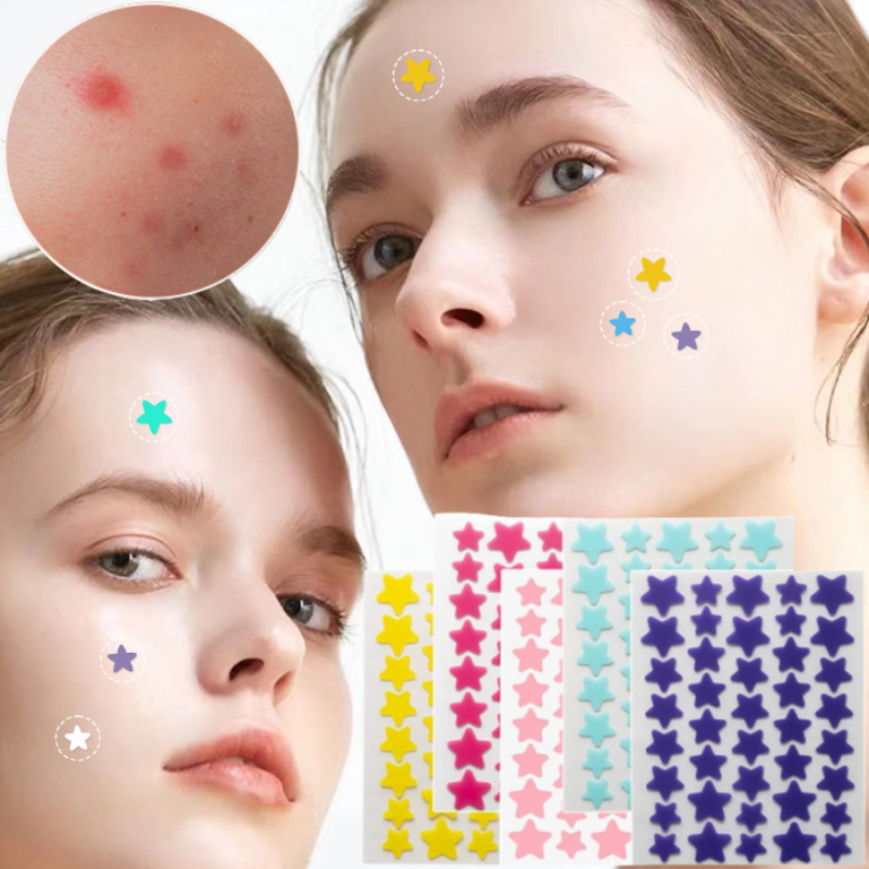 Skincare Qv - 7/10/14 pçs colorido estrela acne remendo
