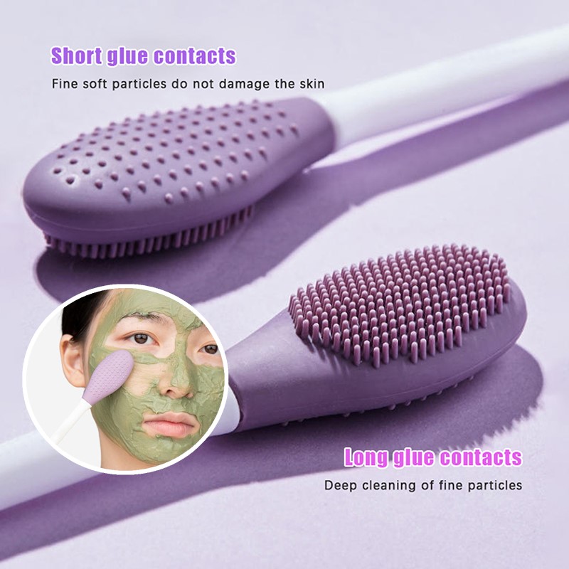 Skincare Lamer - 1pc silicone cabeça dupla máscara facial
