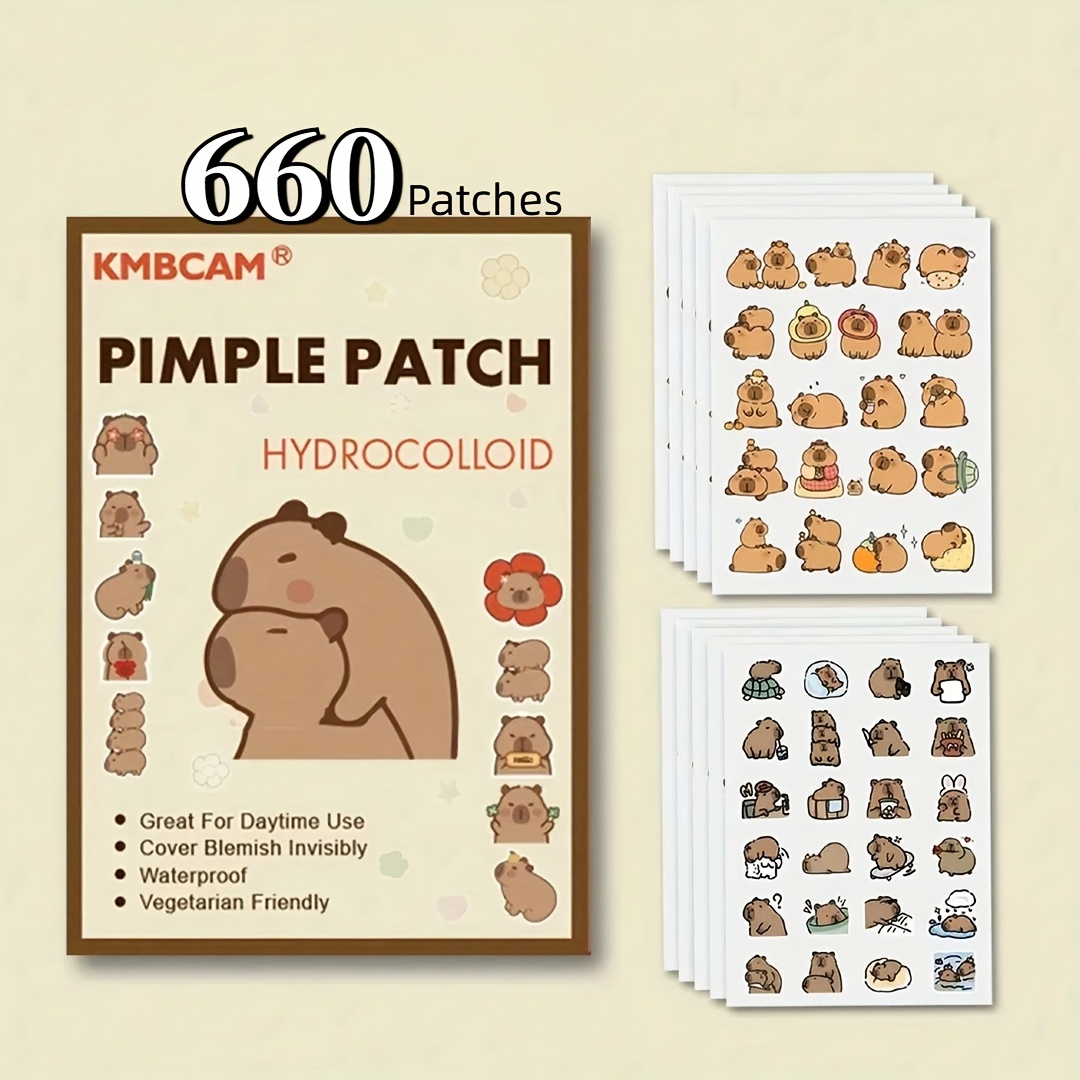 Skincare The Originote - Adesivos faciais em formato de capivara