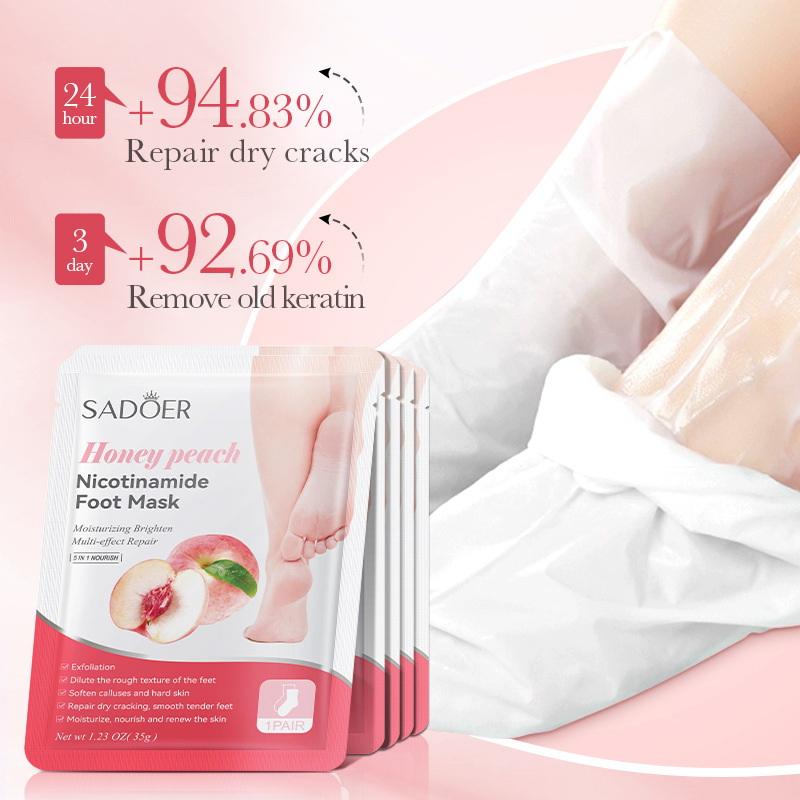 Skincare Qv - 1 Par de Máscara para Pés