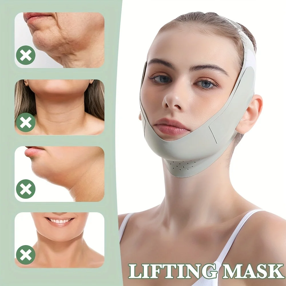 Skincare Qv - Reutilizável rosto emagrecimento bandagem v linha