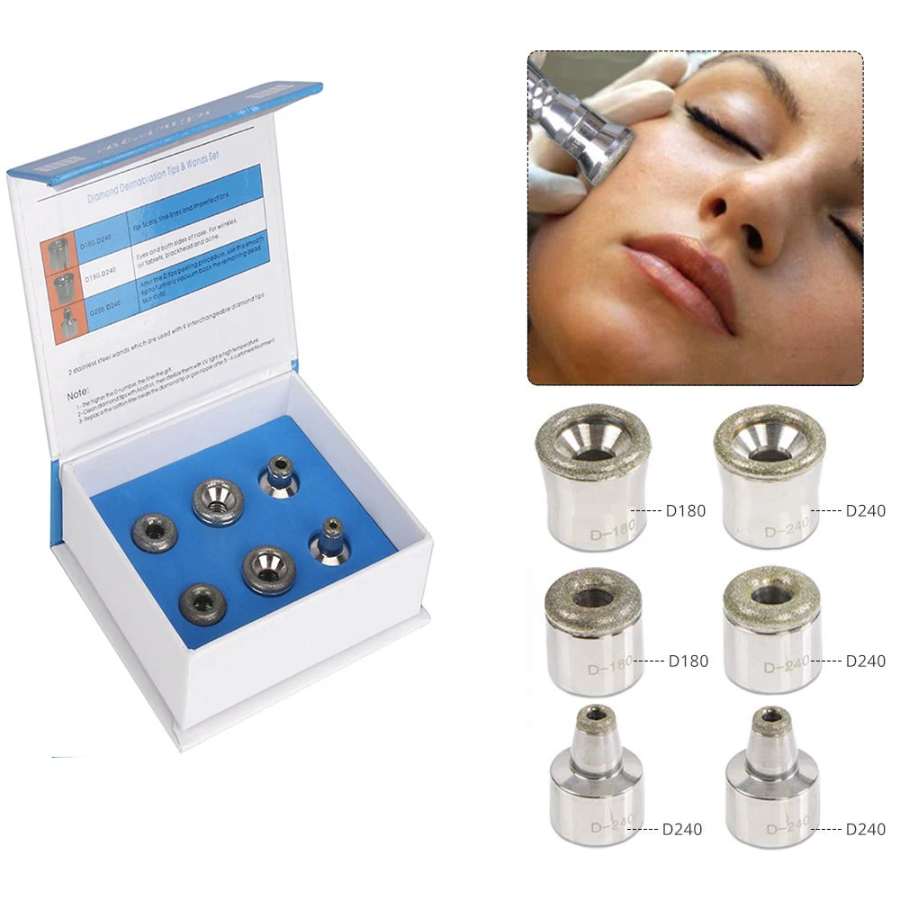 Skincare Qv - Ponta de dermoabrasão, diamante microdermoabrasão dermoabrasão