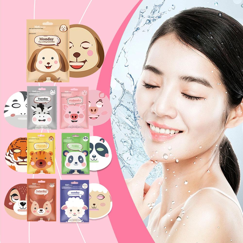 10pcscute cartoon máscara faci - Skincare Animate avaliação e preço