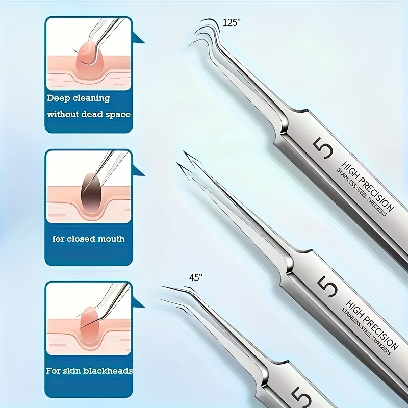 3/5/6/8pcs Extratores e agulha - Skincare Qv avaliação e preço