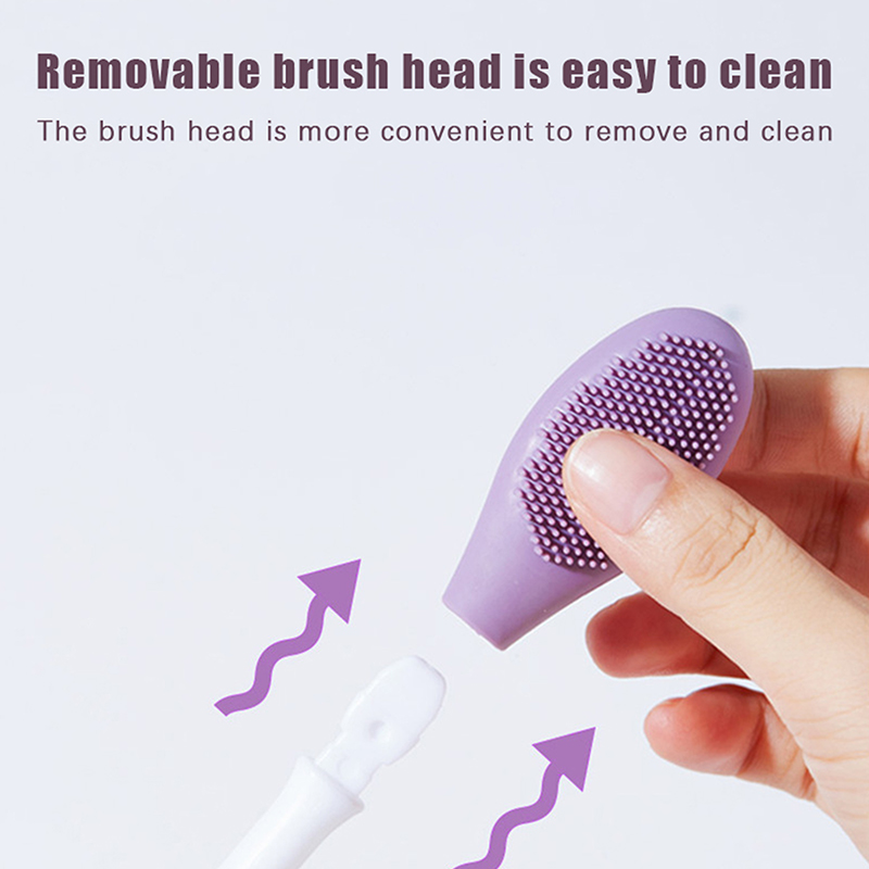 1pc silicone cabeça dupla másc - Skincare Lamer avaliação e preço